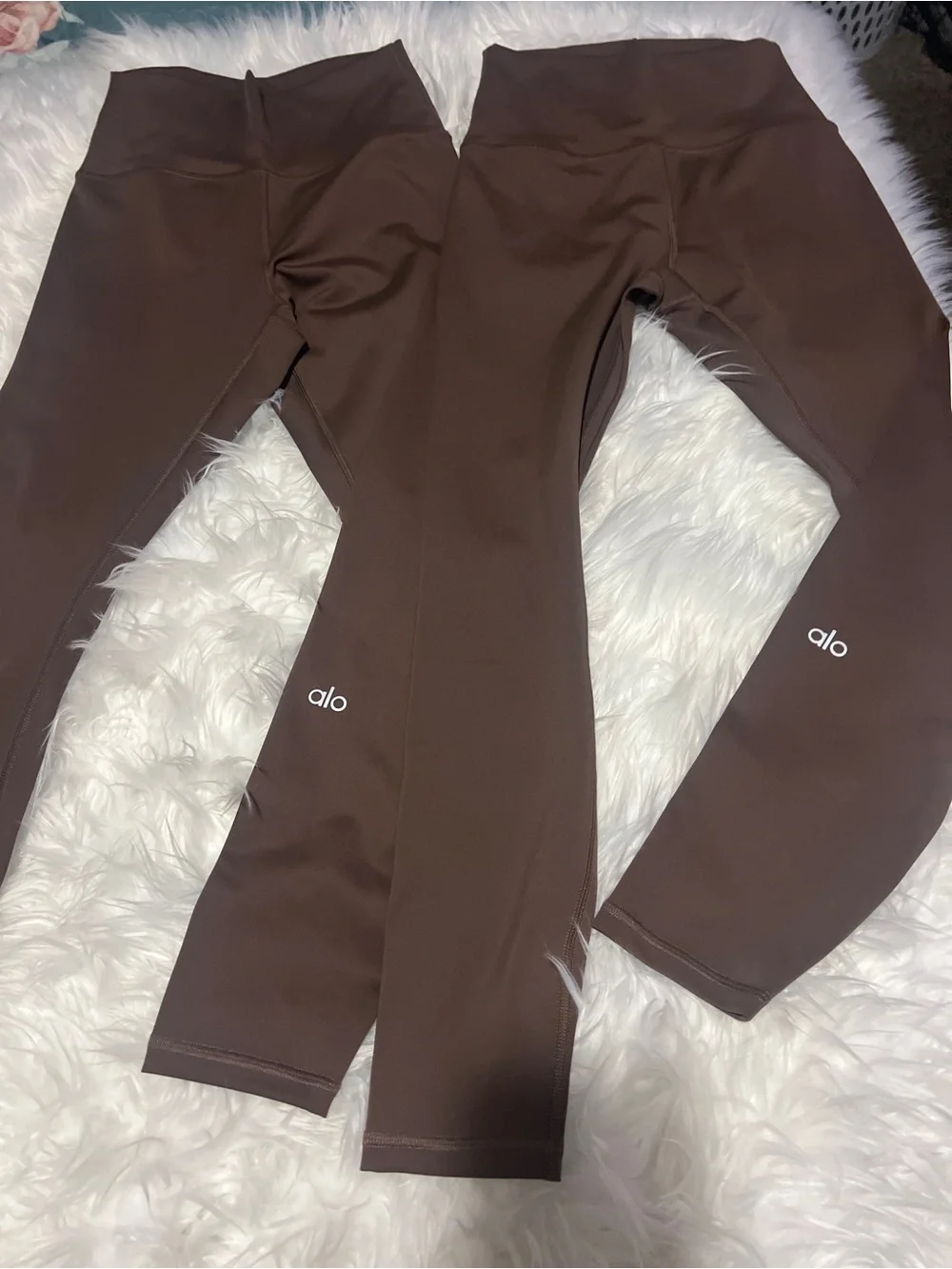 ALO Yoga High-Waist Brown Leggings